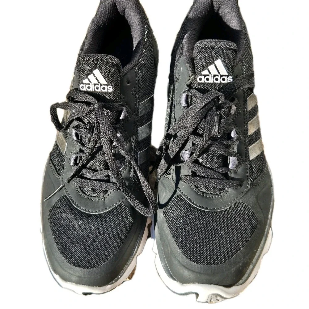 NWOT Adidas‎ Mens Speed Trainer 2 Core Black Carbon Athletic Shoes Sneakers SZ 7
